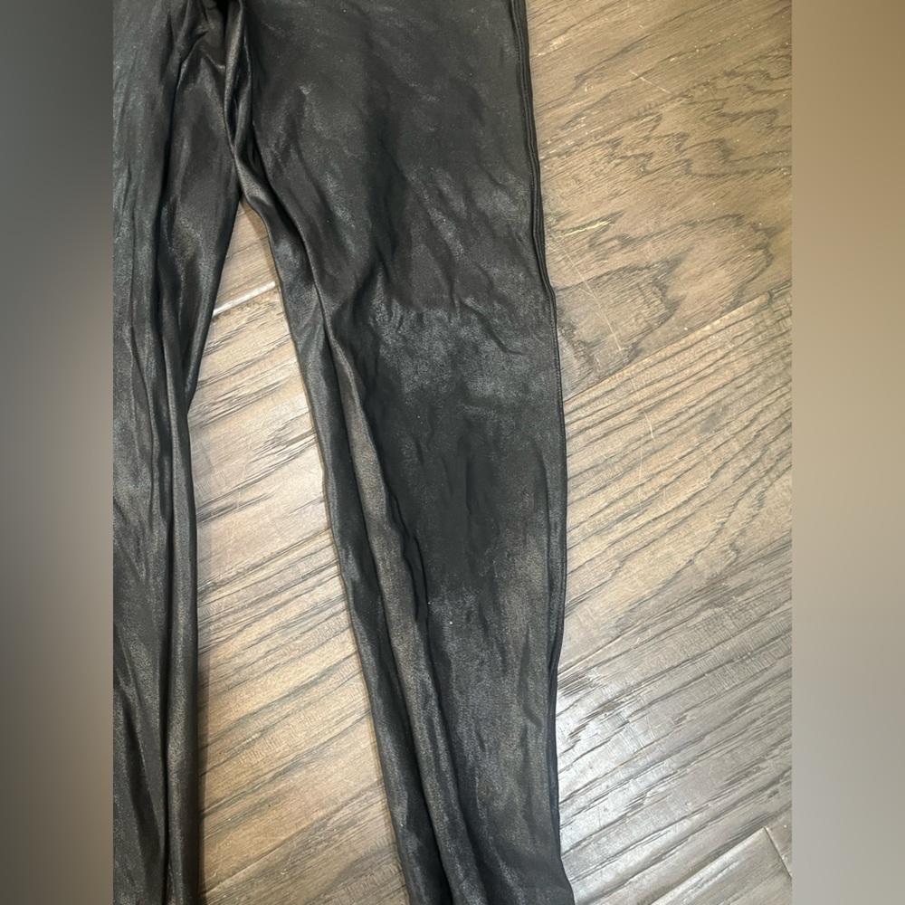 SPANX Black Faux Leather Leggings - Picture 4 of 6